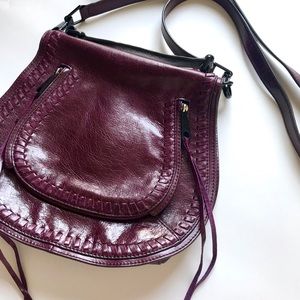Rebecca Minkoff Vanity Leather Saddle Handbag